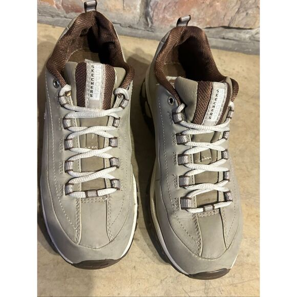 Skechers Sport Premiere Stone Brown Chunky Sneakers Women’s Size 8.5 - Picture 4 of 12